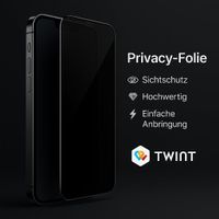 iPhone 15 Pro Max Privacy Panzerglas 9H – Blickschutz Klar